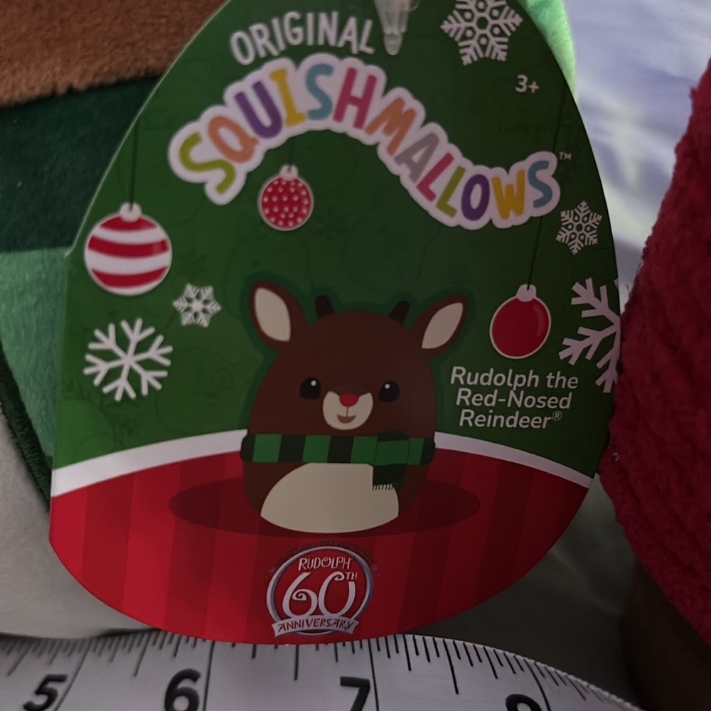 NWT SQUISH-MALLOWS (RUDOLPH THE RED- NOSED REINDEER)🎄🆕📦🎅✝️🎁 - Picture 3 of 4